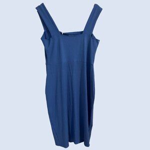 Reformation Square Neckline Midi Length Dress